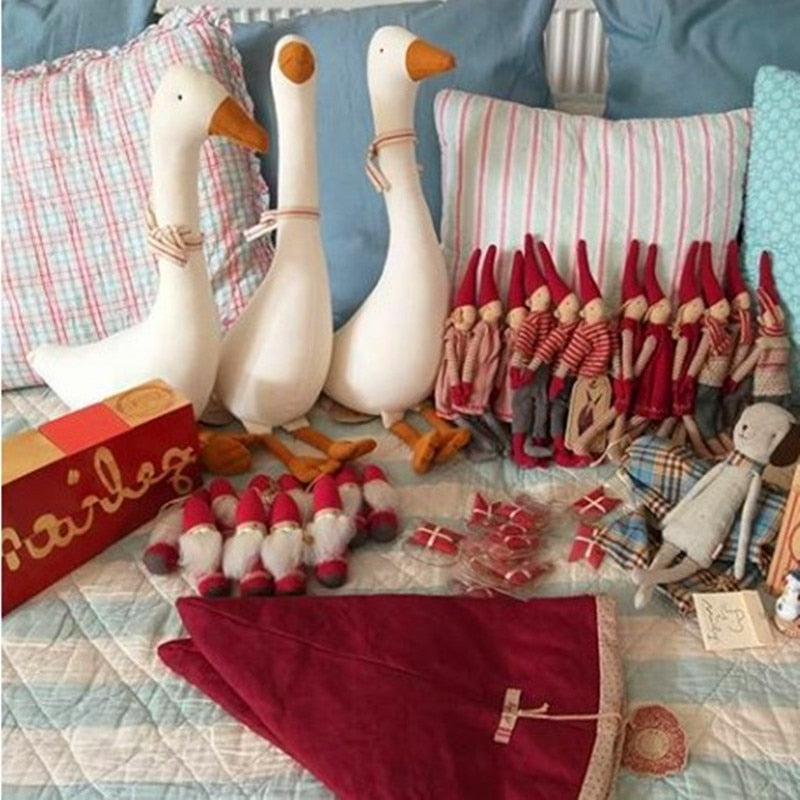 White Goose Toy For Bedroom Kids