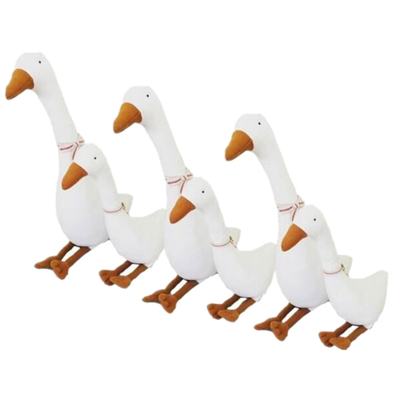 White Goose Toy For Bedroom Kids