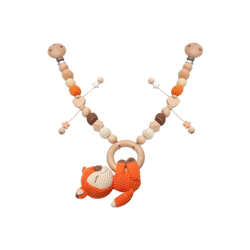 Wood Toys Fox Hanging Rattles