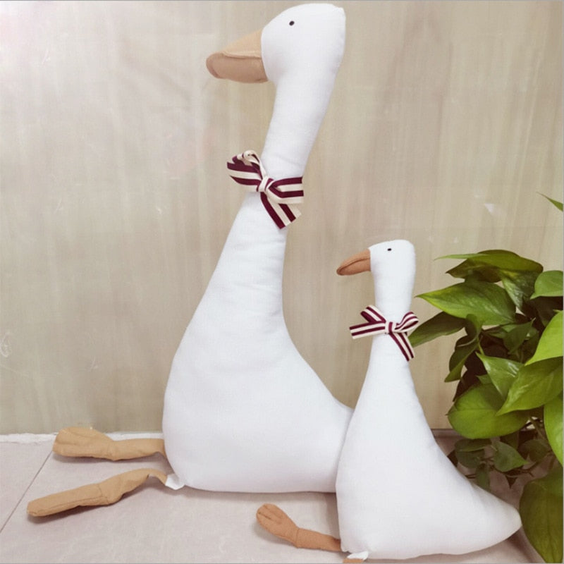 White Goose Toy For Bedroom Kids