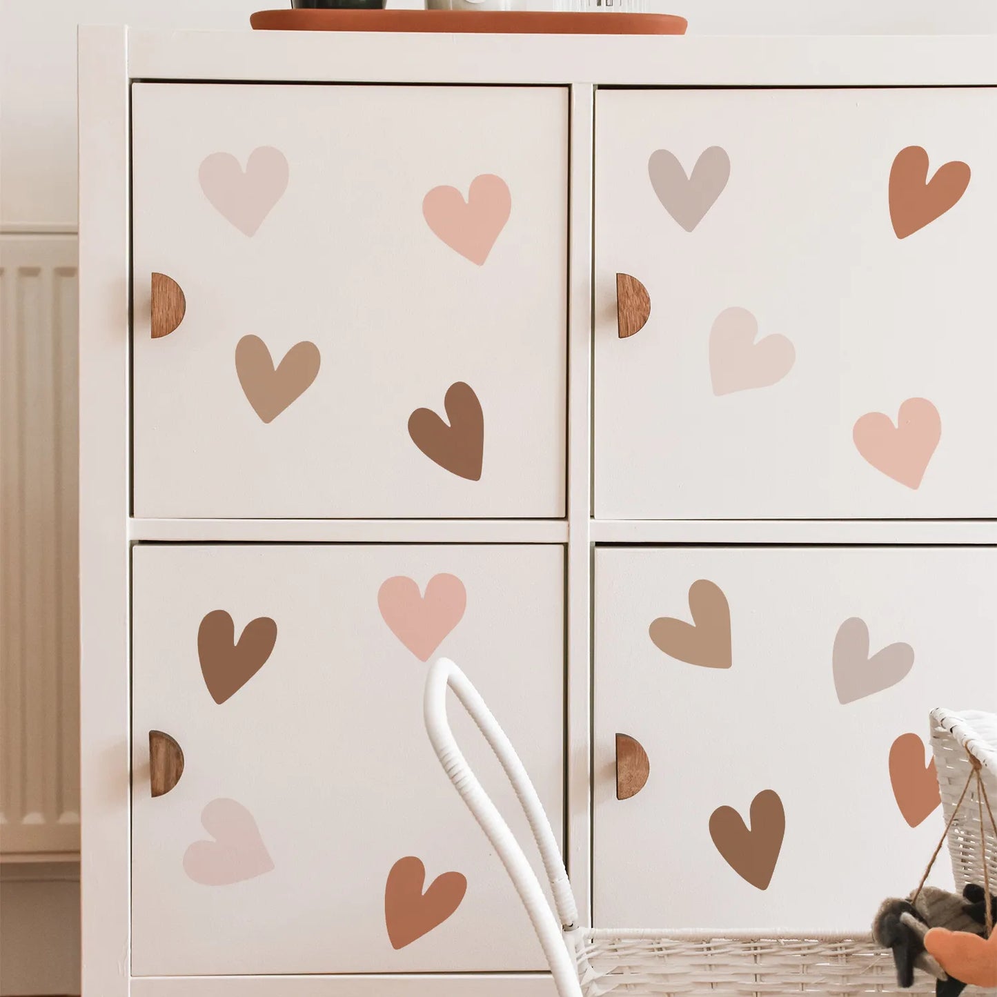 Boho Hearts Creative Wall Stickers