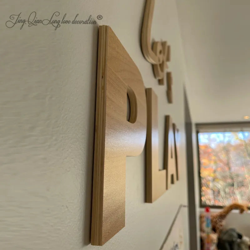 Wooden Wall Decor For Playroom