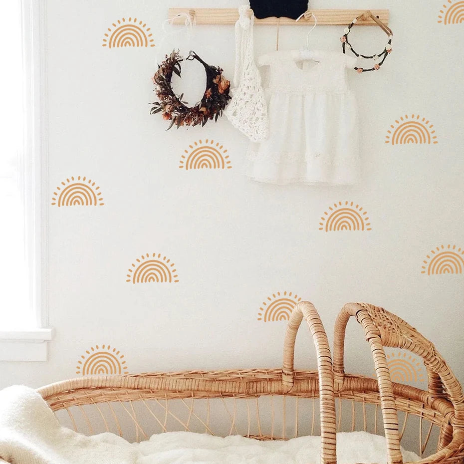 Bohemian Sun Nursery Wall Stickers