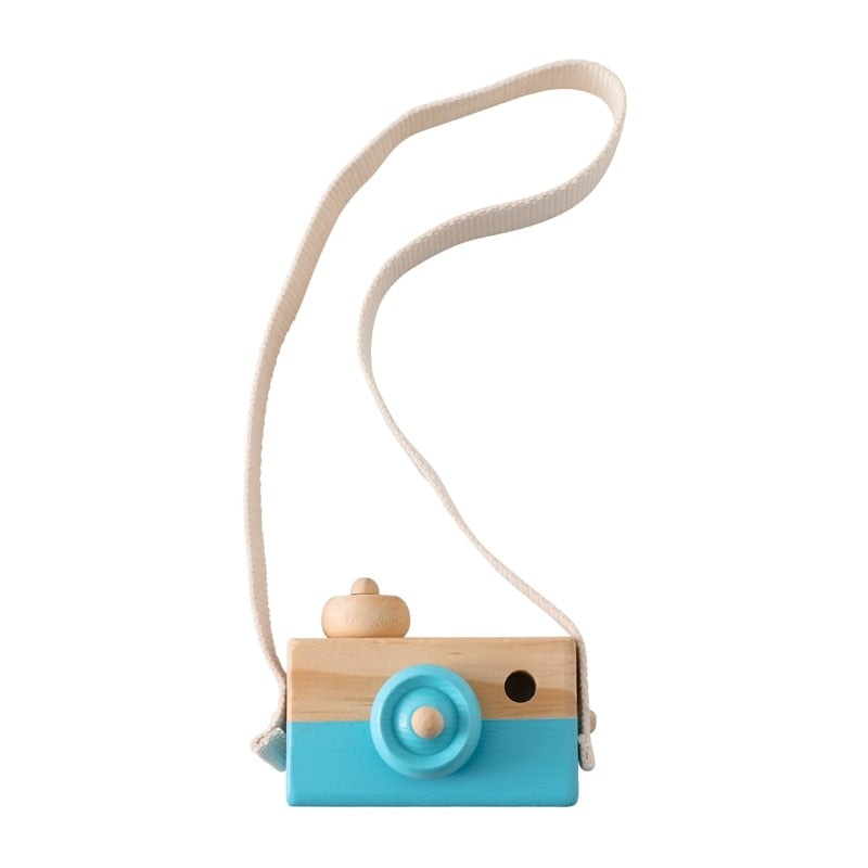 Personalized Wooden Baby Camera Toys For Bedroom