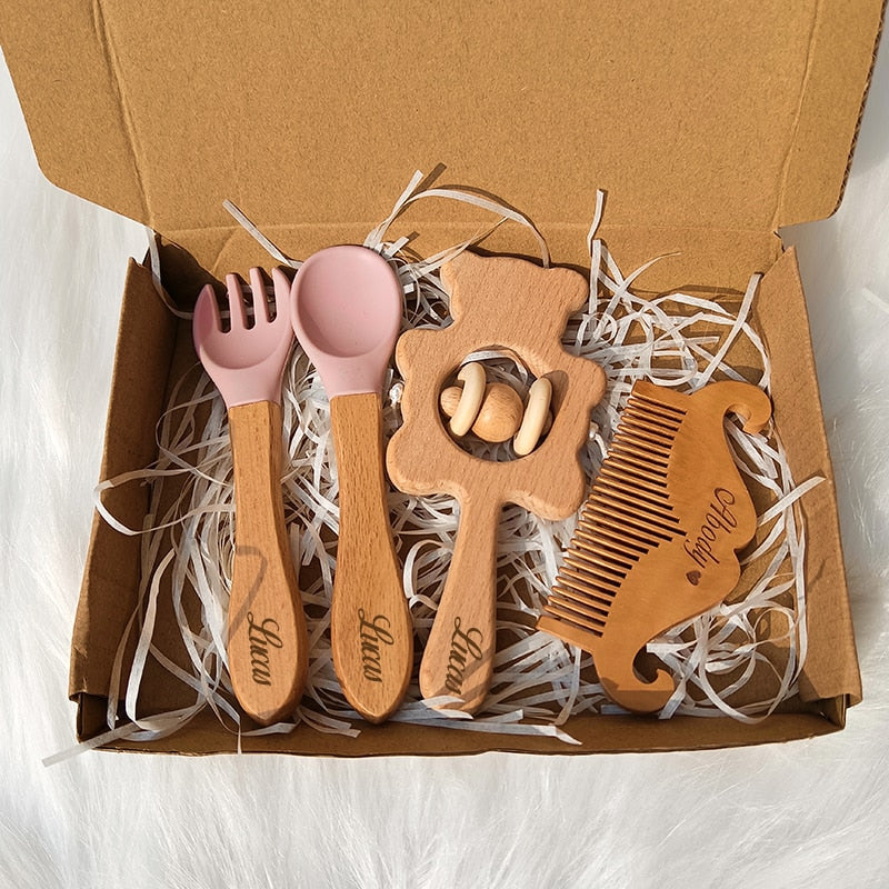 Personalized Wooden Children's Gift Boxes