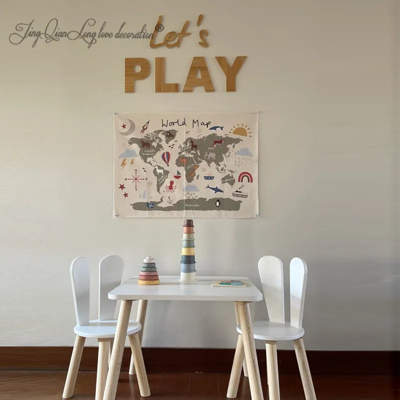 Wooden Wall Decor For Playroom