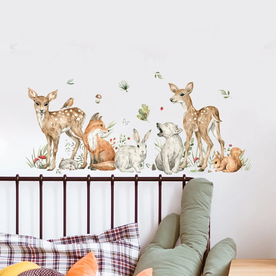 Forest Animal Wall Stickers