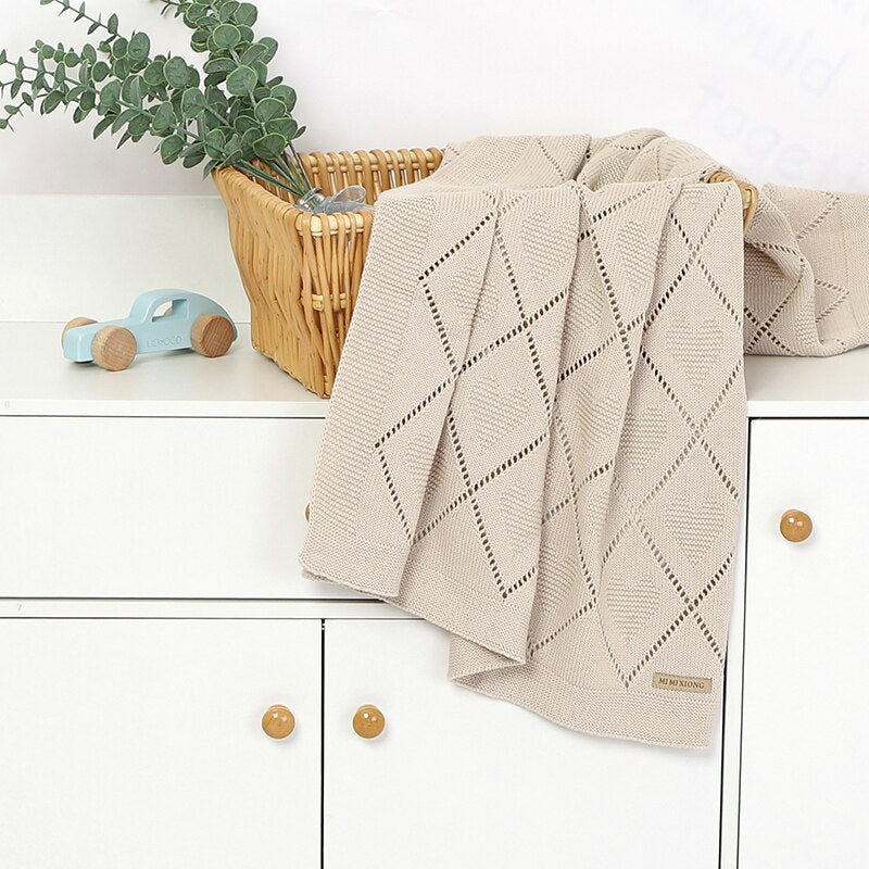 Baby Textiles Blanket in Serene Pastel Shades