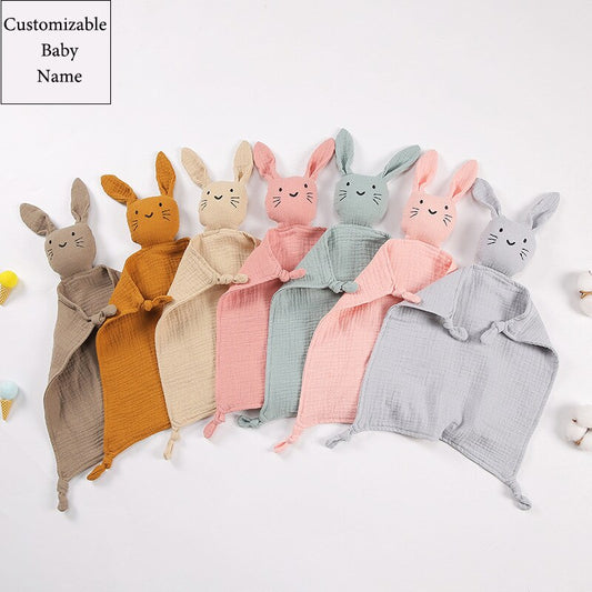 Personalized Textiles  Baby Blanket Bunny