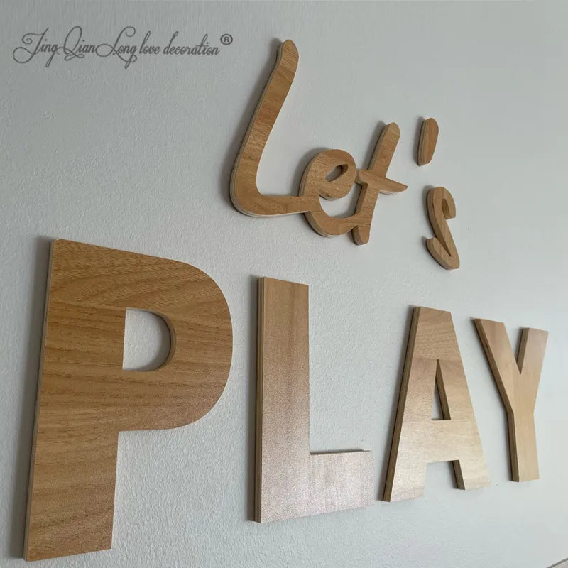 Wooden Wall Decor For Playroom