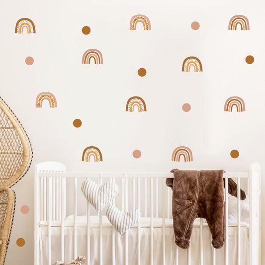 Wall Stickers Rainbows  Dots