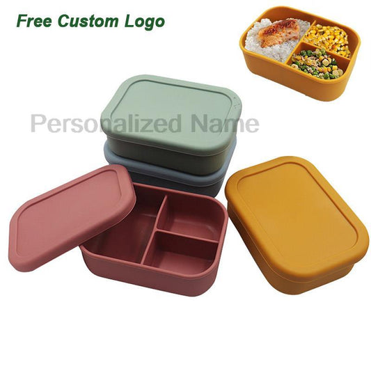 Personalized Silicone Tableware Food Box For Kids